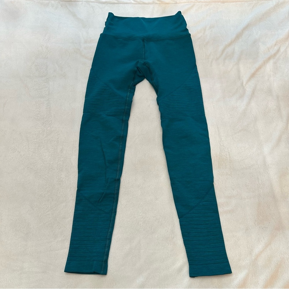 Alphalete Deep Teal Pull On Leggings Size XS 51483 - Picture 6 of 9